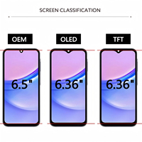 Écrans LCD de remplacement en gros pour Samsung A15 4G 5G Full HD – Pièces de réparation d'origine pour téléphones mobiles et accessoires d'affichage (Pantalla)