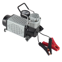 12V Portable Car Tire Inflator Single Cylinder Metal AirCompressor Pump Analog Pressure Gauge Fast Emergency Tire Inflation Pump