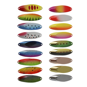 Leurre Cuillère Métallique 7g-45g à Paillettes Biseautées, Appât Artificiel Dur <span class=keywords><strong>pour</strong></span> <span class=keywords><strong>la</strong></span> Pêche à <span class=keywords><strong>la</strong></span> <span class=keywords><strong>Truite</strong></span>, au Bar et en Eau Salée, Spinner à Lame, Équipement de Pêche - Product Image 2