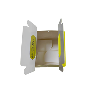 Boîte à poignée en carton personnalisée, écologique, biodégradable, en matériaux recyclés, avec logo imprimé, pour l'emballage de biscuits et de cadeaux - Product Image 3