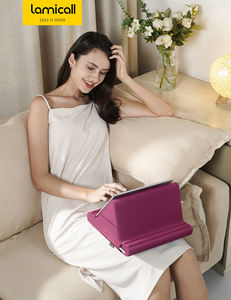 <span class=keywords><strong>Support</strong></span> de tablette souple Lamicall PL02, <span class=keywords><strong>support</strong></span> d'oreiller pour lit, canapé, genoux, coussin réglable avec poche de rangement, housse lavable - Product Image 2