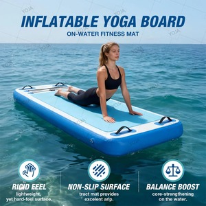 Tavola Galleggiante YOJA per Fitness in Acqua, Tappetino Gonfiabile Personalizzato per Yoga e Pilates, Ideale per Lezioni e <span class=keywords><strong>Ritiri</strong></span> di Yoga in Acqua - Product Image 1
