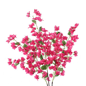 Fleurs artificielles 3.77FT soie <span class=keywords><strong>bougainvillier</strong></span> Branches tiges longues Branches pour mariage centres de table chemin de table décoration de la maison - Product Image 5