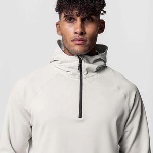 Nova Chegada Ropa Deportiva Mujer Tendencia 2023 Personalizado Zip Manga Longa Top Ginásio Casacos Com Buracos De Polegar para Homens - Product Image 3