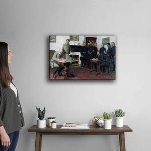 Robert E Lee personnalisé historique Portrait toile peintures et arts muraux guerre civile décor à la maison salon affiche - Product Image 5