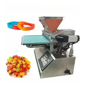 Venta caliente máquina de dulces 60-100 kg/h Cantidad de vertido 1-7g/tiempo máquina para hacer dulces