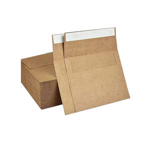A4 100lbs Papier Kraft Brun 4X6 Enveloppes d'Affaires Type Portefeuille 4X6 Enveloppes d'Affaires - Product Image 1