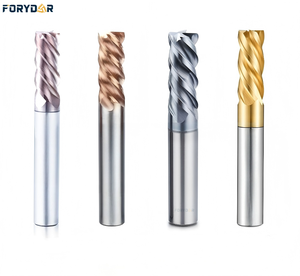Siêu mịn bê tông Carbide Công cụ Cắt hrc68 4Flutes vuông End Mills CNC Công cụ Cắt gia công End Mill với giá thấp - Product Image 5