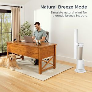 Ventilador <span class=keywords><strong>de</strong></span> Torre Grande Comercial sin Aspas con Control Digital y Control Remoto para Hoteles, Garajes, Vehículos Recreativos y Uso Doméstico - Product Image 6