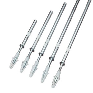 Supports d'étagère dissimulés en métal avec tiges d'expansion et vis pour la connexion de panneaux en bois - Product Image 5