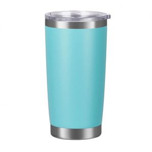 Gobelet isotherme en acier inoxydable à double paroi de 20 oz, sans BPA, avec revêtement en poudre, tasse de voyage en métal de 20 oz, mug à café avec couvercle - Product Image 3