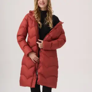 Jaket panjang ke bawah wanita, jaket Puffer hangat musim dingin wanita musim gugur gaya terbaru 2023
