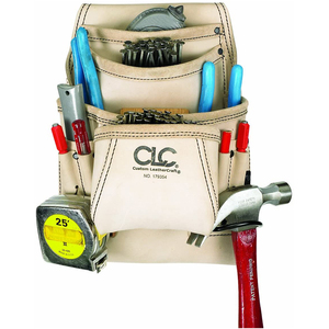 179354 sac à ongles et à outils <span class=keywords><strong>de</strong></span> <span class=keywords><strong>charpentier</strong></span> grain supérieur inversé 10 poches usage quotidien grande capacité sacs à outils durables polyvalents - Product Image 2