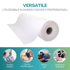 Paluplus Medical Rolls 60 Cm Double Ply Pure Cellulose Disposable <b>Bed</b> <b>Pads</b> - Product Image 5