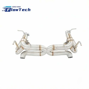 Sistema de Escape con Válvulas de Acero Inoxidable 304 con Tubo en X y Silenciador para Ferrari 458 Italia 4.5L V8 - Product Image 3