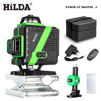 Mini niveau laser vert 12 lignes Ligne transversale verticale et horizontale Faisceau laser sans fil puissant