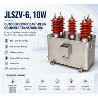 Transformateur combiné 100/5A 10kV JLSZV-6/10W, classe 0.2S, boîte de mesure extérieure
