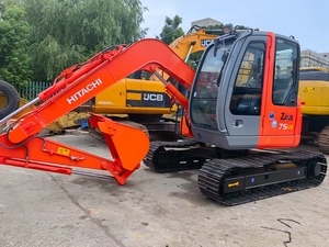รถขุดขนาดเล็กฮิตาชิ ZX75US 7.5 ตัน ผลิตในญี่ปุ่น มือสอง ชั่วโมงการทำงานต่ำ ฮิตาชิ ZX70 ZX75 มินิเอ็กซ์คาวาเตอร์ - Product Image 2