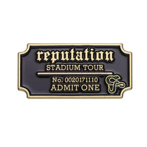 Broche d'<span class=keywords><strong>album</strong></span> de musique sur le thème des fées Insigne de billet de concert imprimé UV Accessoires d'alphabet de festival Broche en fonte pour les réputations de souvenirs - Product Image 6