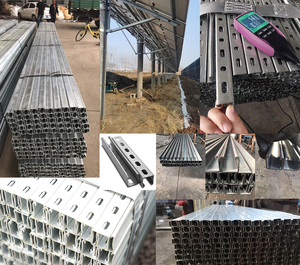 Profilo Strutturale in Metallo Preforato di Alta Qualità, Componente per Edifici ASTM/BS, Laminato a Caldo e Zincato - Product Image 3