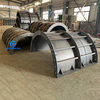 Coffrage en acier de moule de tuyau de drainage en béton circulaire ronde de construction de bâtiments réutilisables personnalisés en gros