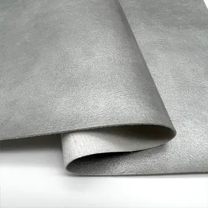 Pvc Vinyl Leather Leather Faux Waterproof Embossed Recycling Leather For Sofa