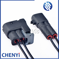 2 Pin mobil konektor injektor kawat Harness plug 90980-11246 7283-8226-30 untuk matriks Lexus Hyundai Mazda 2JZ-GE SC300 RX7