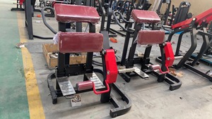 Macchina per allenamento di sicurezza in acciaio ASJ, molto venduta, con carico a piastre, per estensione gambe singole (prono/seduto) per palestre - Product Image 5