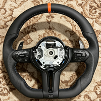 Volant sport personnalisé à fond plat pour BMW F10 F15 F16 F20 F22 F25 F26 F30 F31 F32 F34 F35 F36 M3 F80 M4 F82