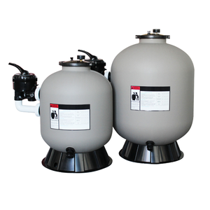 Filtro de arena de montaje lateral de 24 "Filtro de sistema de limpiador de piscinas con válvula multipuerto de 6 vías y manómetro - Product Image 1