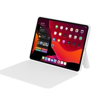 Teclado Mágico Desmontable con Eje Giratorio Personalizado para iPad de 11 Pulgadas, Funda de Cuero, Ajuste de Múltiples Engranajes, Soporte de Ángulo Vertical