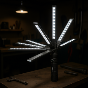 โคมไฟเอียงแม่เหล็กเฟอร์วียไฟทำงาน LED 10บวก1พร้อมแขนปรับได้สำหรับการใช้งานในโรงงาน - Product Image 3