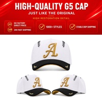 Cappelli da baseball 5 pannelli in pelle scamosciata con visiera curva, ricamo El Mago, 100% nuovi e originali, qualità superiore - Produttore di cappelli LOSI SOULS