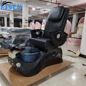 เฟอร์นิเจอร์ร้านทำเล็บหรูหราทันสมัย Kisen 2025 อ่างแช่เท้าแบบไร้ท่อ 110V เก้าอี้นวดทำเล็บมือและเล็บเท้า มีสินค้าในสต็อก - Product Image 3