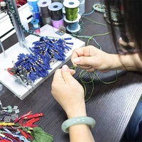 Matériaux de bricolage pour pendentifs de perles, accessoires de franges pour marque-pages à pompons, cordon de suspension, pendentif de bijoux culturels