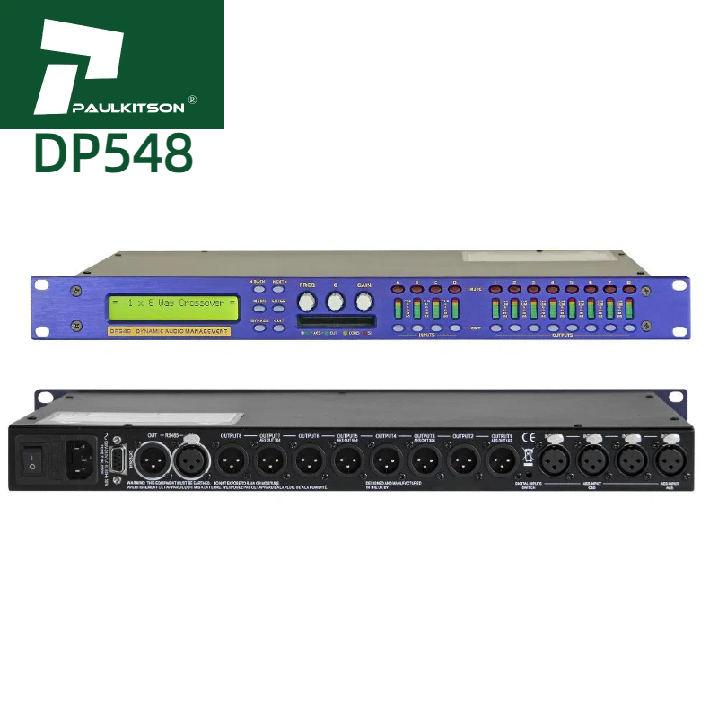 ☆★AUDIOSTATION OPT-MLT+高音質モジュール+トランス電源★☆ Paulkitson XTA DP548 Multi-Effect Audio Digital Processor Metal