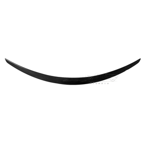Modification des pièces de voiture Aileron arrière de couvercle arrière en fibre de carbone ABS Aileron de coffre arrière à carreaux pour les modèles Tesla Model S - Product Image 3