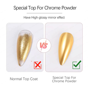 2026 Yougel Fournisseur OEM/ODM Échantillons Gratuits <span class=keywords><strong>Top</strong></span> Coat Spécial Sans Résidu Ultra Brillant Résistant aux Rayures pour Poudre Chromée - Product Image 3