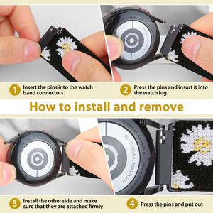 Correas de reloj de 24 mm para Venu X1/TicWatch Altas/TicWatch Pro 5/Ticwatch Pro 5 Enduro/COROS Nomad/Coros APEX 4 46 mm - Product Image 4