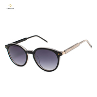 Lunettes de soleil unisexes en acétate italien Mazzucchelli avec logo personnalisé, protection UV 100 % OEM