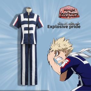 ชุดคอสเพลย์ฮีโร่ของฉันชุดเล่นยิมนาสติกแบบใหม่ Bakugou Katsuki iida Tenzai Todoroki - Product Image 6