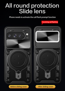 Anneau support étui rigide pour Honor 400 200 100 90 X9C Y70 X8 Lite fenêtre coulissante protection couverture de téléphone portable magique 7 6 5 Pro - Product Image 4