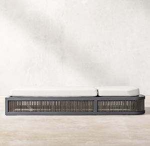 Chaise longue de luxe pour piscine côté personnalisé chaise longue d'hôtel chaise longue en aluminium corde tissage chaise longue chaise pour la plage - Product Image 3