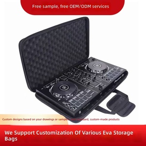 Estuche de Transporte para Controlador de DJ, Bolsa Protectora Impermeable de Poliéster con <span class=keywords><strong>2</strong></span>-3 Compartimentos, Color Negro, para <span class=keywords><strong>DDJ</strong></span>-400, SR-<span class=keywords><strong>2</strong></span>, SX-800, FLX-46, <span class=keywords><strong>1000</strong></span> No - Product Image 5