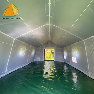 Tenda Gonfiabile di Primo Soccorso, Rifugio Portatile per Esterni, Impermeabile in PVC Oxford a Doppio Strato, per 20+ Persone - Product Image 1