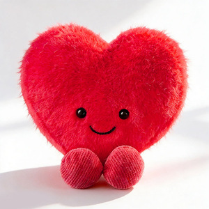HECION Nuevo Peluche en Forma de Corazón, Muñeco Adorable Rosa, Serie de San Valentín, Regalo Romántico para Niñas - Product Image 6