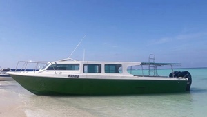 Grandsea 11,6 m, nouveau bateau-taxi rapide en fibre de verre, bateau de passagers avec moteur hors-bord - Product Image 3