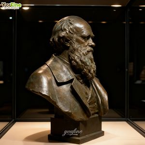 YOUFINE カスタム鋳造ブロンズチャールズ・ダーウィン胸像販売中 - Product Image 5