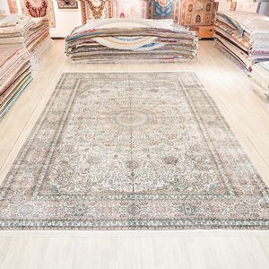 366x549cm surdimensionné persan fait à la main <span class=keywords><strong>vente</strong></span> afghane prix chinois soins tapis de soie - Product Image 2