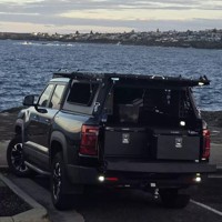 Capot de camionnette en alliage d'aluminium, type rigide modulaire, ouverture manuelle, étanche, verrouillable pour BYD Shark 6